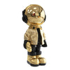 Dosker Small Astronaut Statues Mini Spaceman Sculpture Polyresin Arts Gifts Gold Figurine Ornament Room Decor for MenHome and Desktop Accessories Tabletop Decoration Living Room Office Bookshelf
